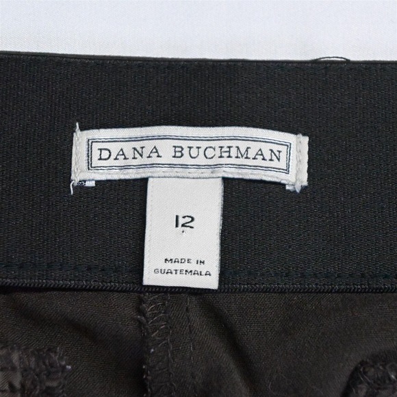 Dana Buckman 12 Brown Wide Leg Stretch Dress Pants‎ - Picture 3 of 7